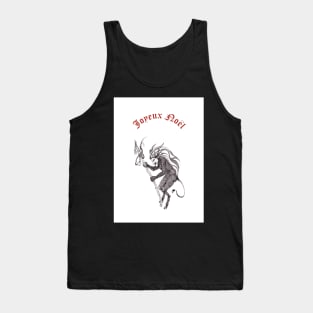 Krampus + "Joyeux Noël" Tank Top